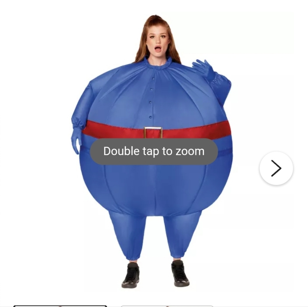 Adult Violet Inflatable Costume - Willy Wonka and the Chocolate Factory